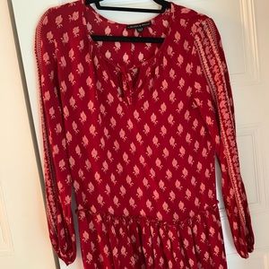 Harlowe & Graham Red Floral Dress